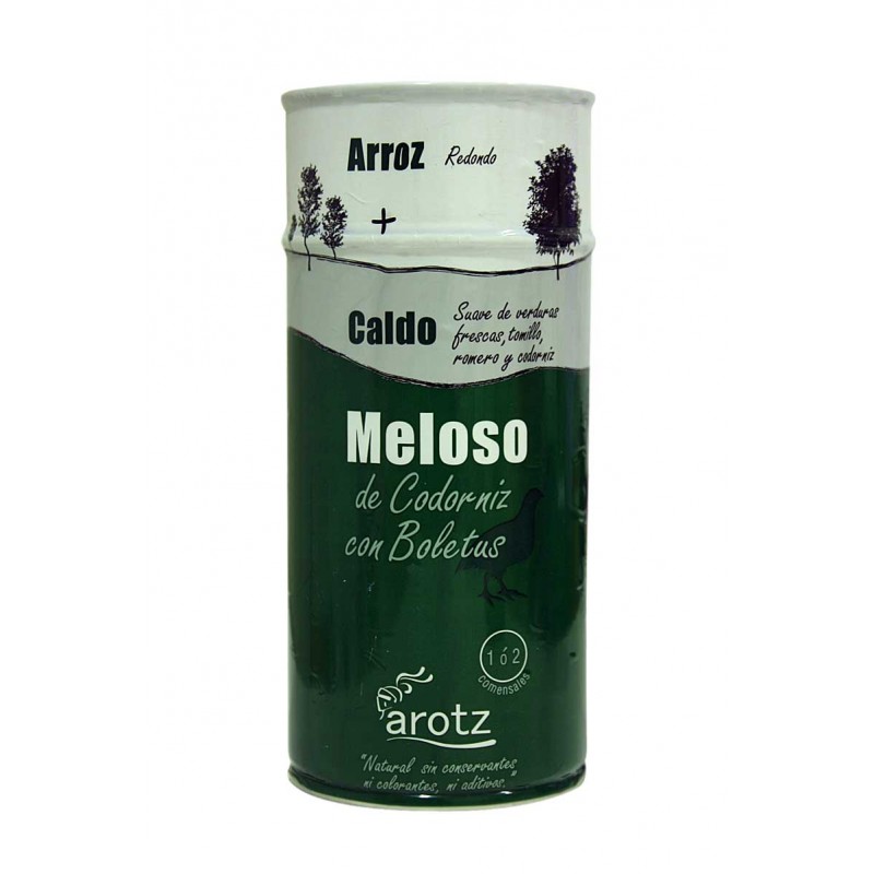 Meloso de codorniz con Boletus
