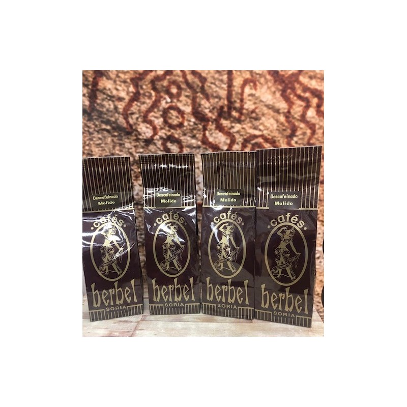 Café Herbel Descafeinado molido. Pack 4 x 250 gr