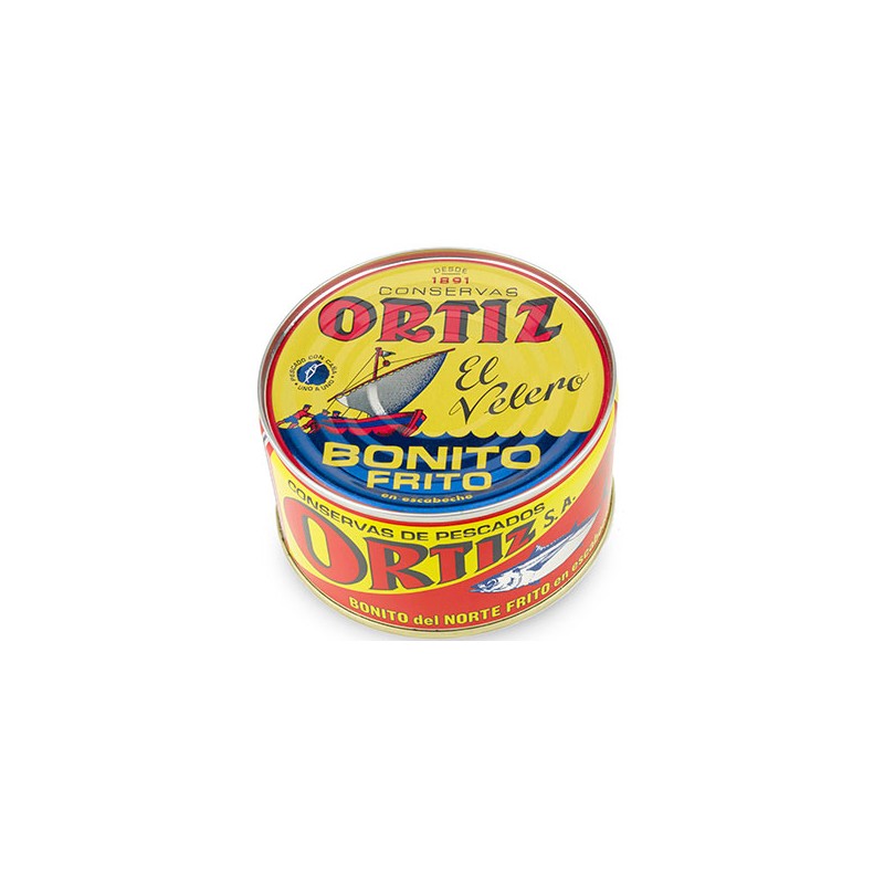 Bonito frito en escabeche Ortiz. Lata 345 gr