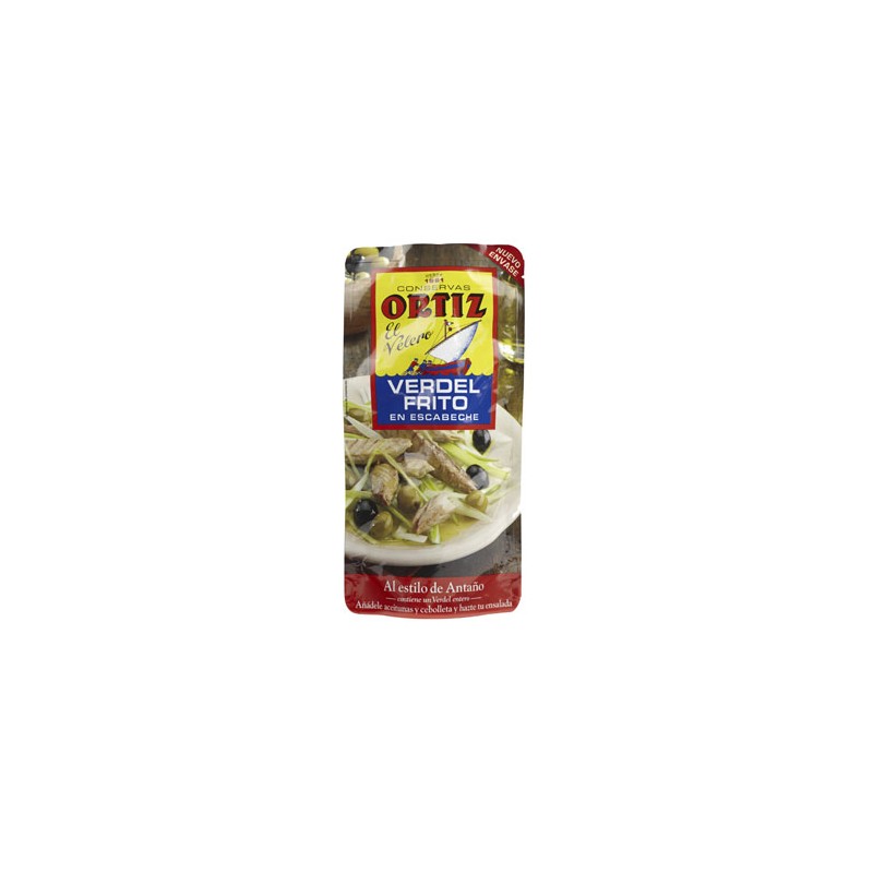Verdel frito en escabeche Ortiz. Formato pouch