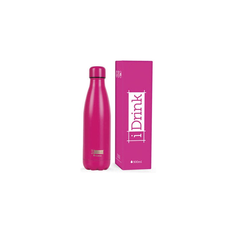Botella térmica fucsia 500 ml