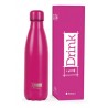 Botella térmica fucsia 500 ml
