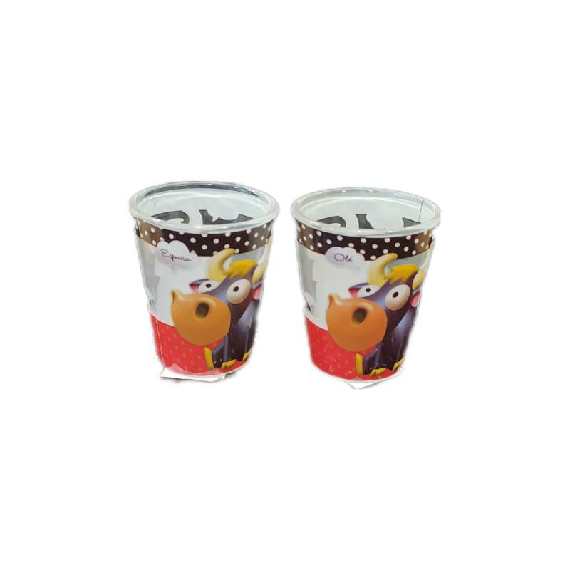 Vaso chupito bajo torito
