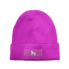 Gorro de lana liso Caballito Rosa