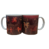 Taza motivos celtíberos de Soria granate Taza motivos celtíberos de Soria granate
