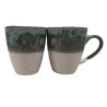 Taza cónica café monumentos de Soria verde