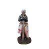 Caballero templario de Soria traje blanco