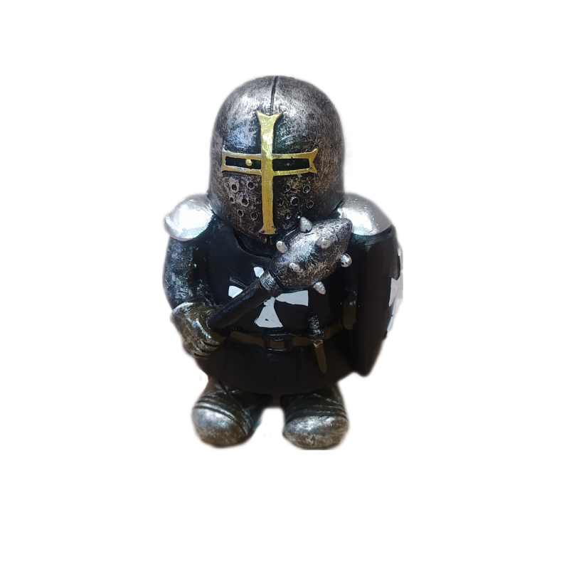 Miniatura caballero templario de Soria maza