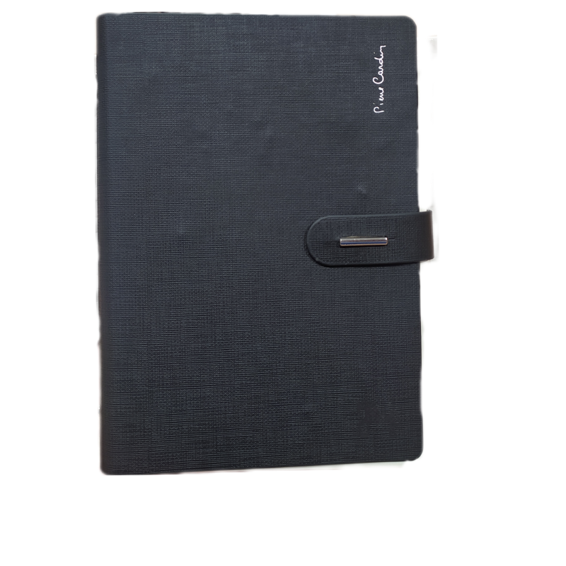 Agenda lisa grabada Caballo de Soria negro