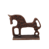 Caballo de Soria peana metal cobre