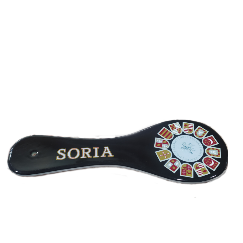 Soporte de cucharas Escudo Doce Linajes negro