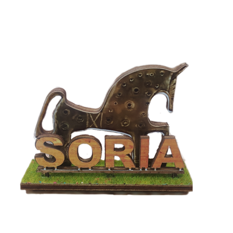 Caballo + letras de Soria pequeño