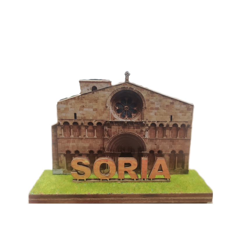 Peana Iglesia de Santo Domingo + letras Soria