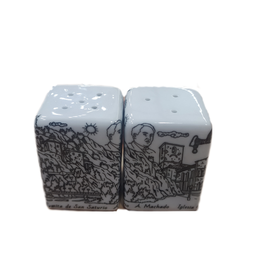 Salero + Pimentero motivos de Soria