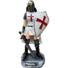 Caballera templaria traje blanco