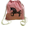 Mochila Caballo de Soria rosa