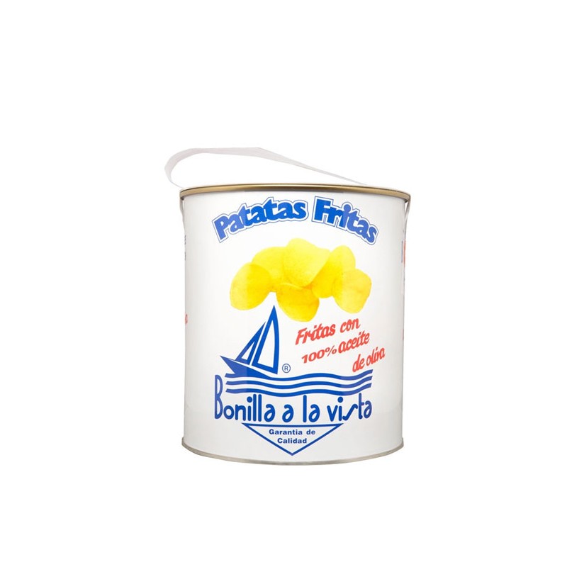 Lata de Patatas Fritas Bonilla A La Vista 275 gramos
