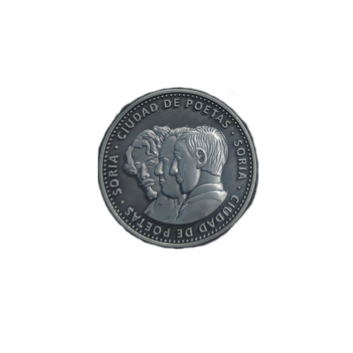 Moneda reversible motivos de Soria plata