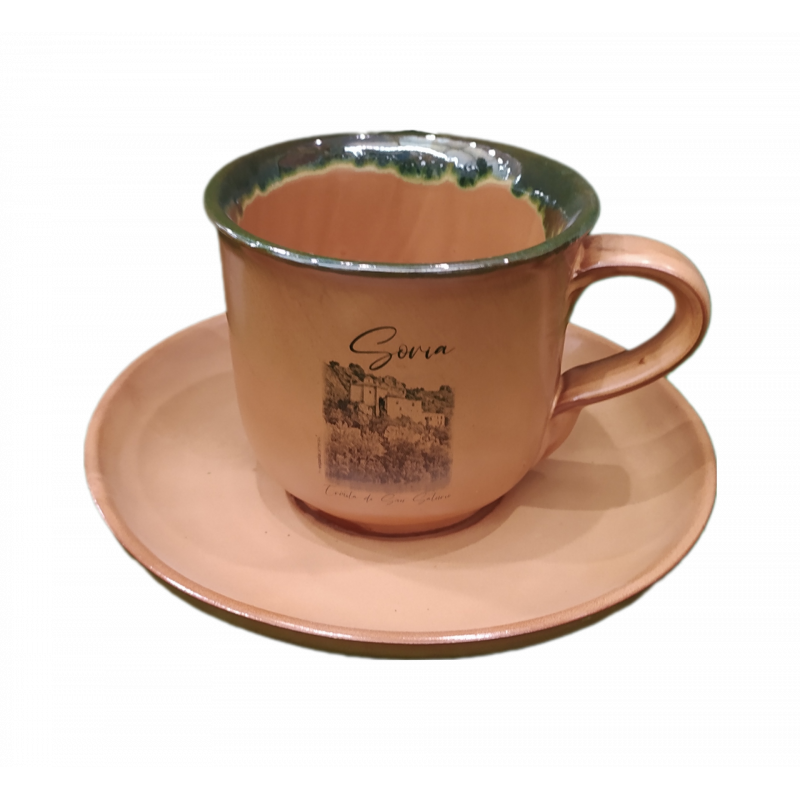 Taza con plato