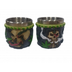 Chupito serpiente calavera