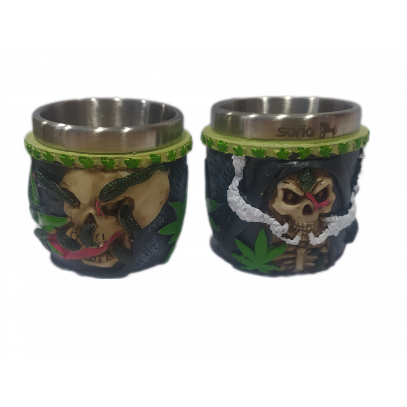 Chupito serpiente calavera
