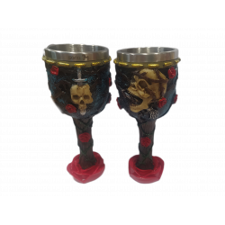 Copa Rosas calavera