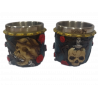 Chupito rosas calavera