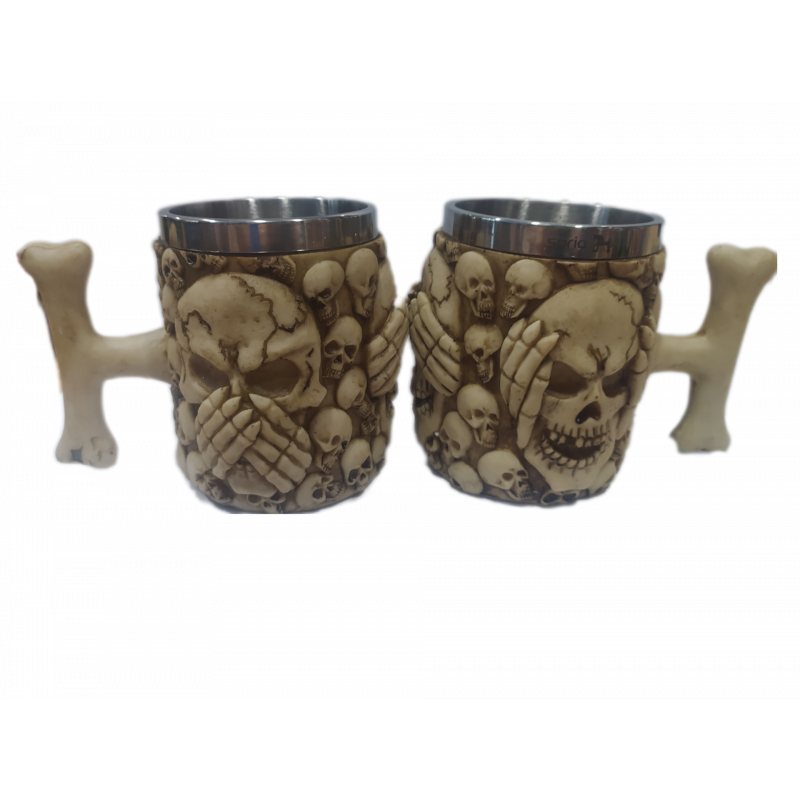 Taza expresión calaveras