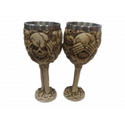 Copa expresión calaveras