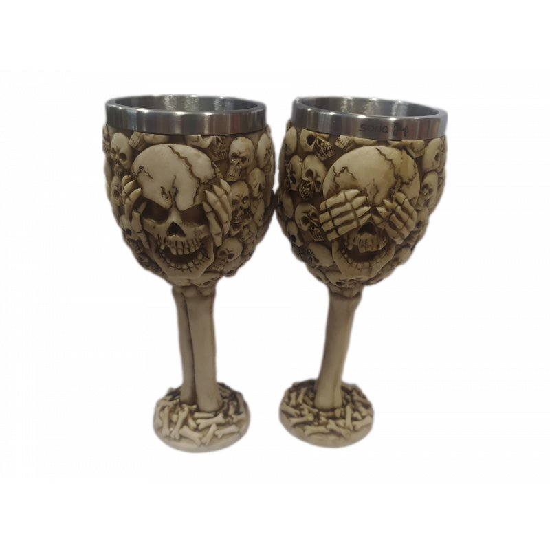 Copa expresión calaveras
