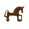 Imán silueta Caballo de Soria Cobre