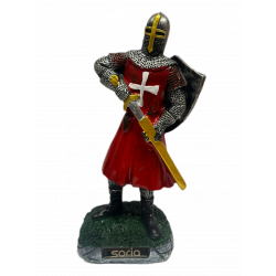 Templario traje rojo