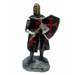 Templario Traje negro hacha