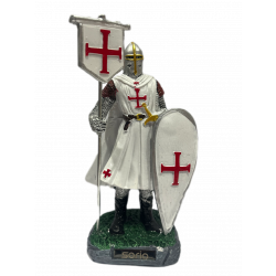 Templario blanco bandera
