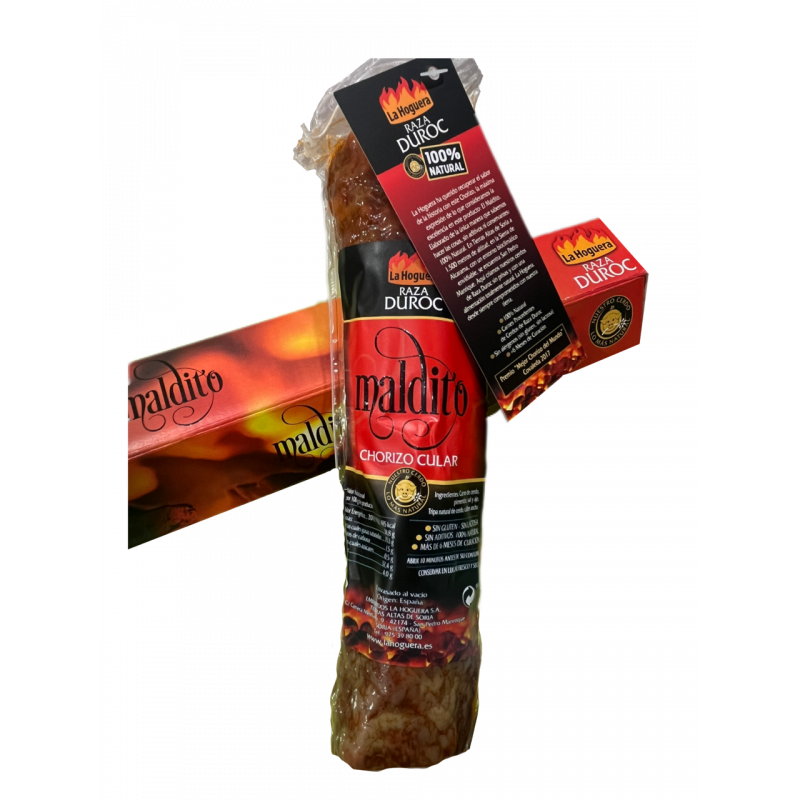 Chorizo maldito con estuche para regalo La Hoguera