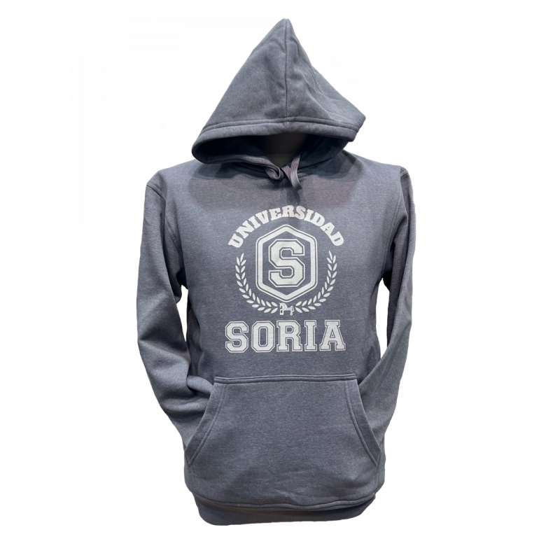 Sudadera University Gris