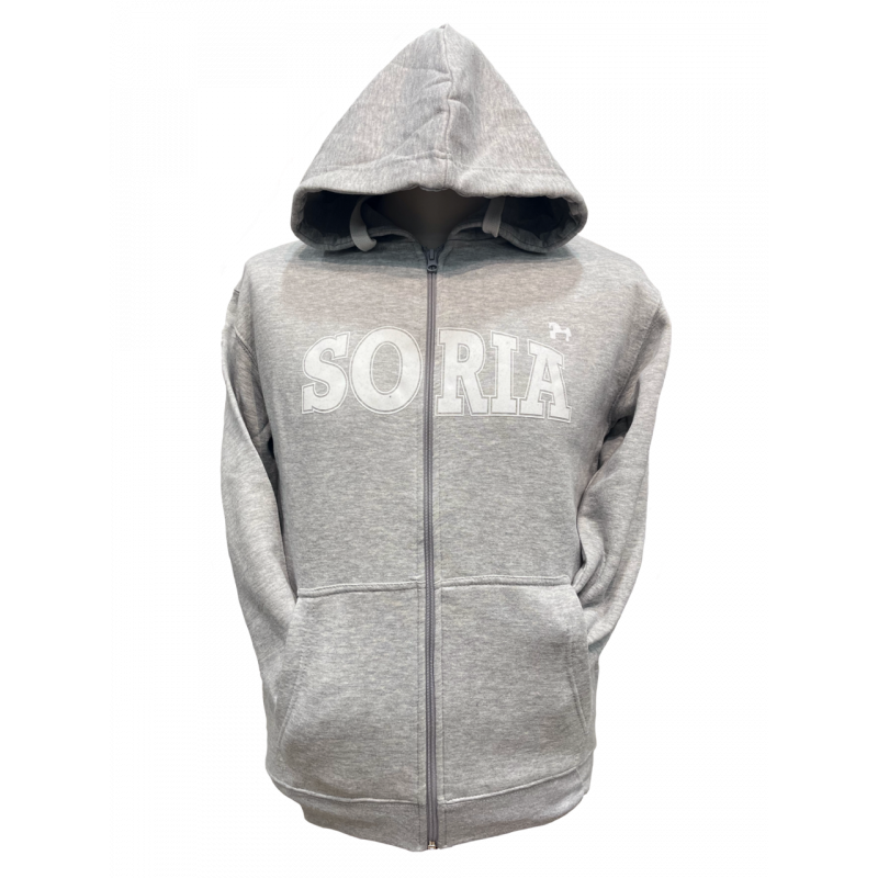 Sudadera con cremallera Gris