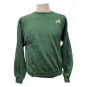 Sudadera sin capucha bordada Verde