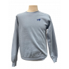 Sudadera sin capucha bordada Azul