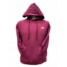 Sudadera bordada granate