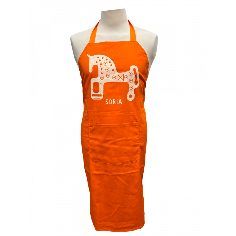Delantal Caballo Soria Naranja