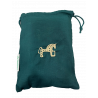 Foulard con bolsa bordado