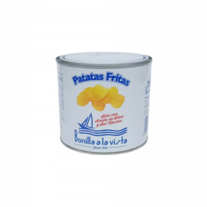 Lata de patatas fritas Bonilla a la vista 40 gramos Lata de patatas fritas Bonilla a la vista 40 gramos