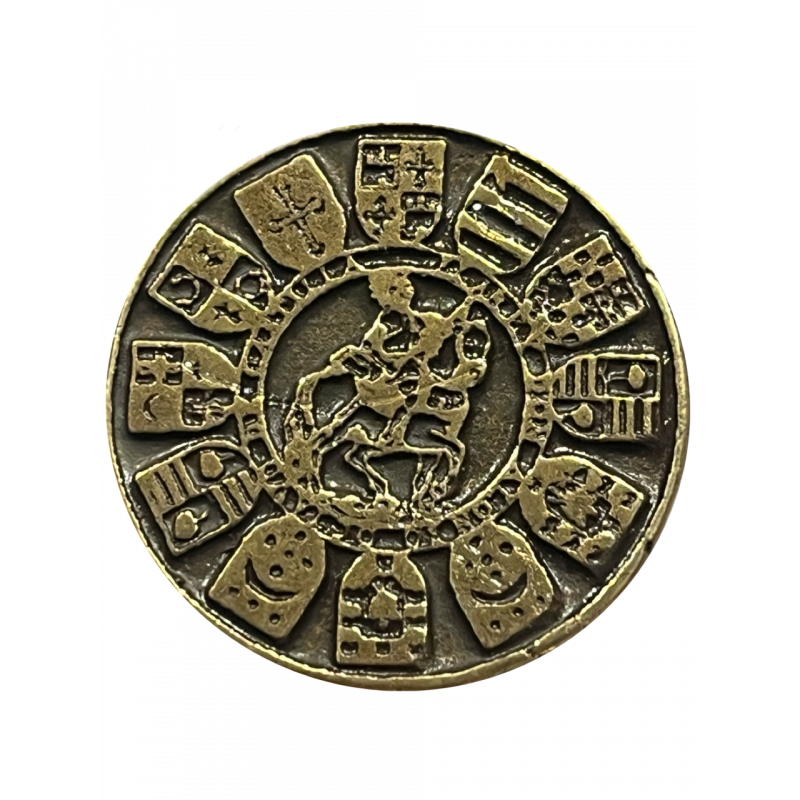 Pin Doce Linajes 2D Oro