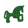 Pin Esmalte Verde Caballito