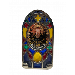 Vidriera San Saturio