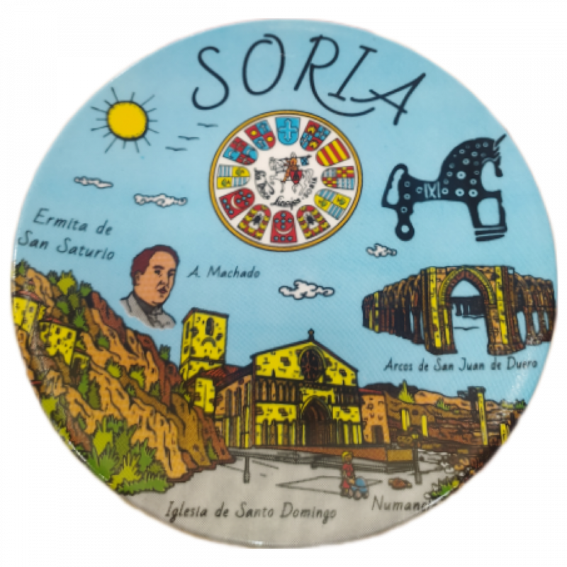 Plato Motivos de Soria pequeño