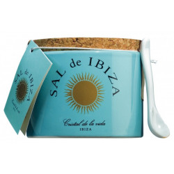 Flor de Sal de ibiza tarro de cerámica 150g