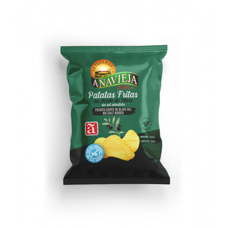 Caja Caja patatas fritas Añavieja SIN SAL