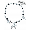 Pulsera Plata cruz + caballito